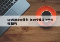 seo优化seo外包（seo专业优化外包哪家好）