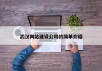 武汉网站建设公司的简单介绍