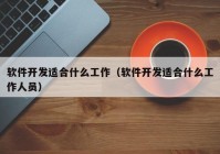 软件开发适合什么工作（软件开发适合什么工作人员）