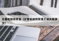 计算机软件开发（计算机软件开发工资大概多少）